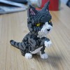 Balody Cat giving the paw. Nanoblocks assembly kit. 1300 pieces