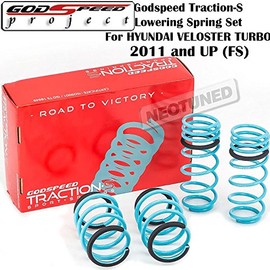 Godspeed (LS-TS-HI-0006) Traction-S Lowering Spring Set For Hyundai Veloster Turbo 2011-2016 FS gsp set kit