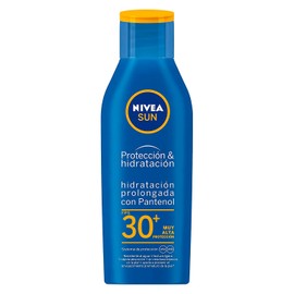 Protector Solar Corporal NIVEA SUN Protección E Hidratación Fps30+ 200Ml, Con Vitamina C Y Ácido Hialurónico,