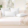 JOTOM Chenille Cushion Covers 50x50 cm Soft White Decorative Throw