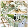 CKIKU 10 Pack Sage Green Table Runner Cheesecloth 17 x