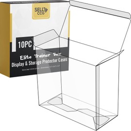 SellCCG - 10PC Perfect Fit ETB Protector Case - Elite Trainer Box Plastic Protectors - ETB Case Display & Storage (10 Pack)