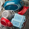 Rachael Ray Solid Glaze Ceramics Casserole Bakeware/Baker Set with Shared