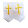 UIALECG Unisex Clergy Stole with Embroidery Cross 72", Traditional Choir