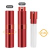 Saiveina 8ml Travel Atomizer Bottles, Refillable Mini Fragrance Bottles, Empty