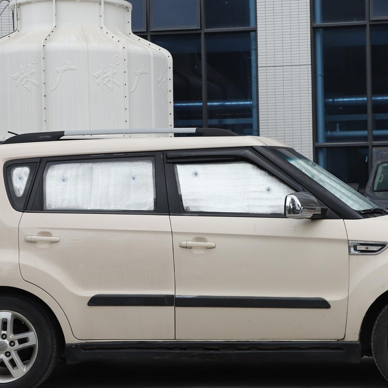 Windshield Sunshade Kit for Kia Soul 2009-2013 Accessories Front Rear