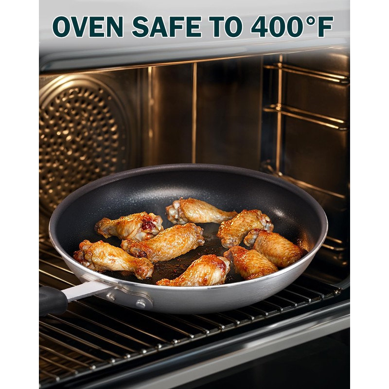 Cooks Standard Nonstick Frying Pan 10-Inch, Heavy Duty Skillet Pan,