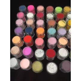 Creation by Idy shop Gama 100 Acrílicos Colores Variados Alta Pigmentación Uñas