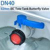 LEPEVNEY 62mm IBC Tote Tank Butterfly Valve Tap Water Adapter
