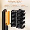 Cordless Hair Straightener Brush, Portable USB Rechargeable Travel Heat Comb,