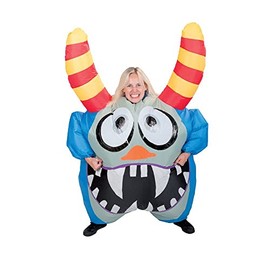 Funtime Gifts Pt8350 Inflatable Monster Costume, Blue, Adult
