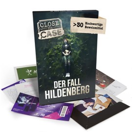 Simon und Jan Close The Case - Der Fall Hildenberg I Murderous Crime Game I Escape Room Game for Adults I Detective Game Made in Germany