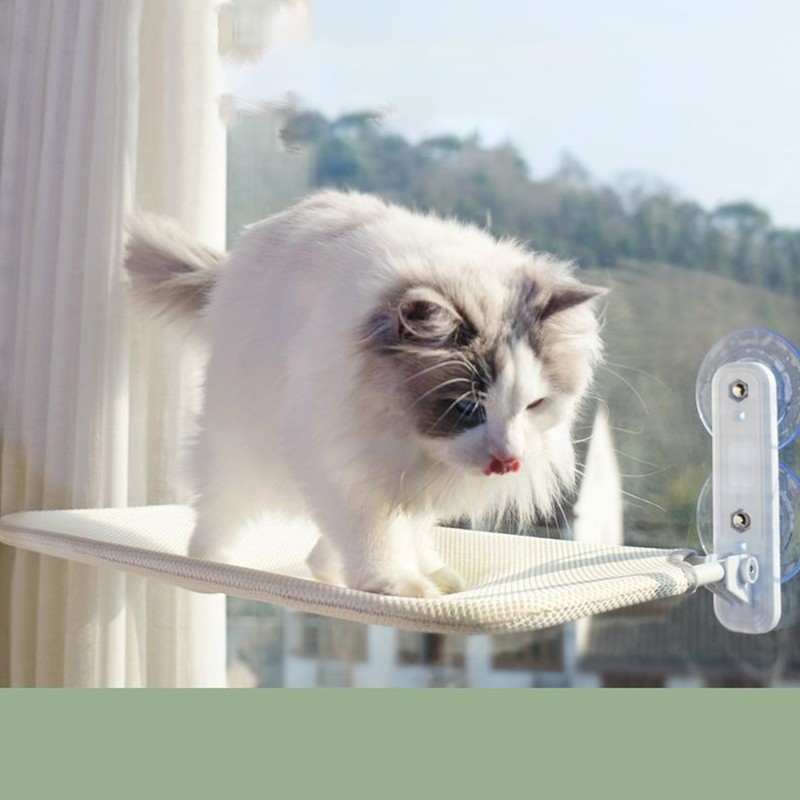 Cat Window Hammock Foldable Suction Cup 44.1lb Load Bearing Breathable