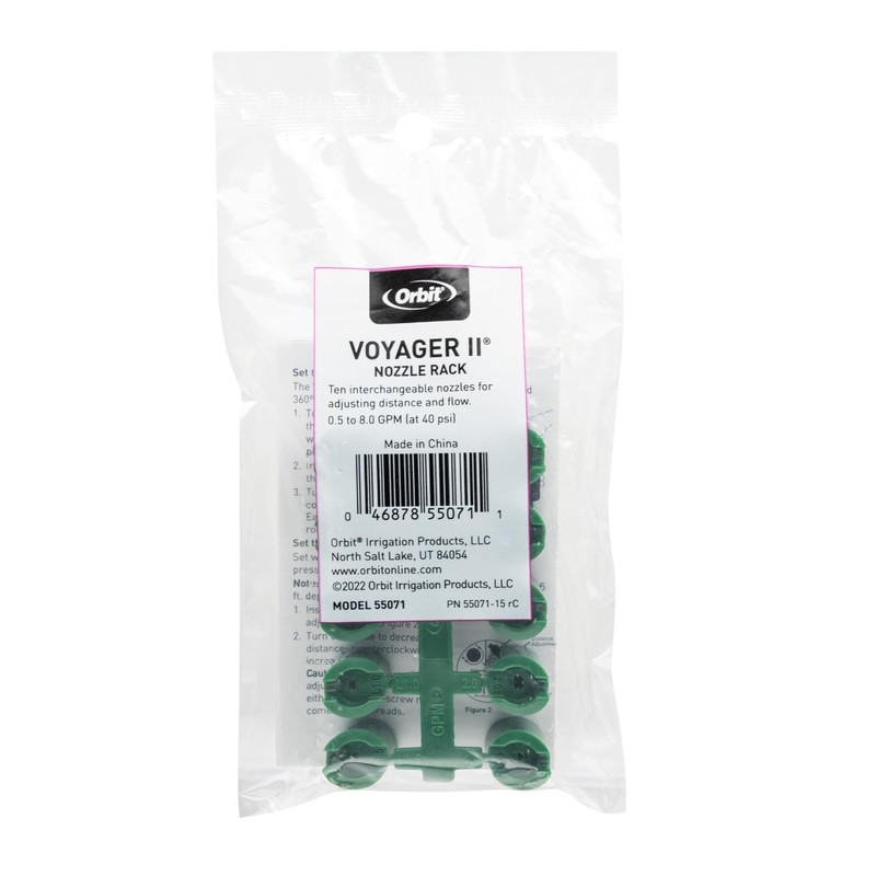 Orbit 55071 Voyager I & II Gear Drive Rotor Water