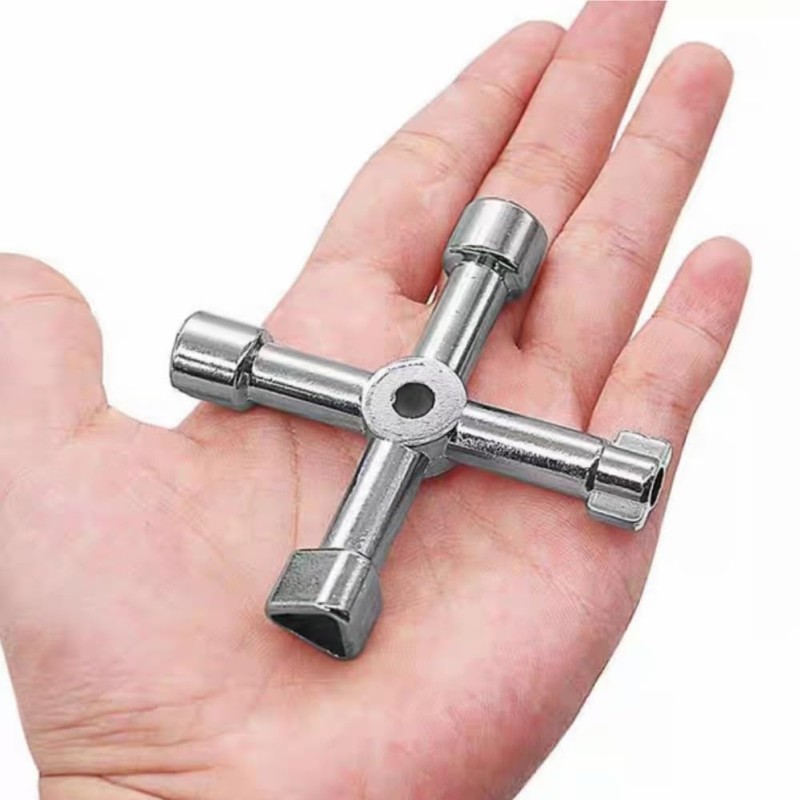 3Pcs Universal Utility Cross Key Included Square Key Triangle Key