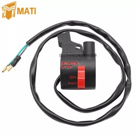 M MATI Right Handlebar Stop Kill Switch For Honda XR50R Throttle Housing 2000 2001-2003