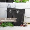 Papierdrachen 24 Advent Calendar Christmas Stickers – Black/White No. 41