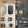 52HZ Fingerprint Door Lock, Keyless Entry Door Lock with Code,