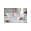 Pyrex Prepware 6001075 Measuring Cup, Red Graphics, Clear
