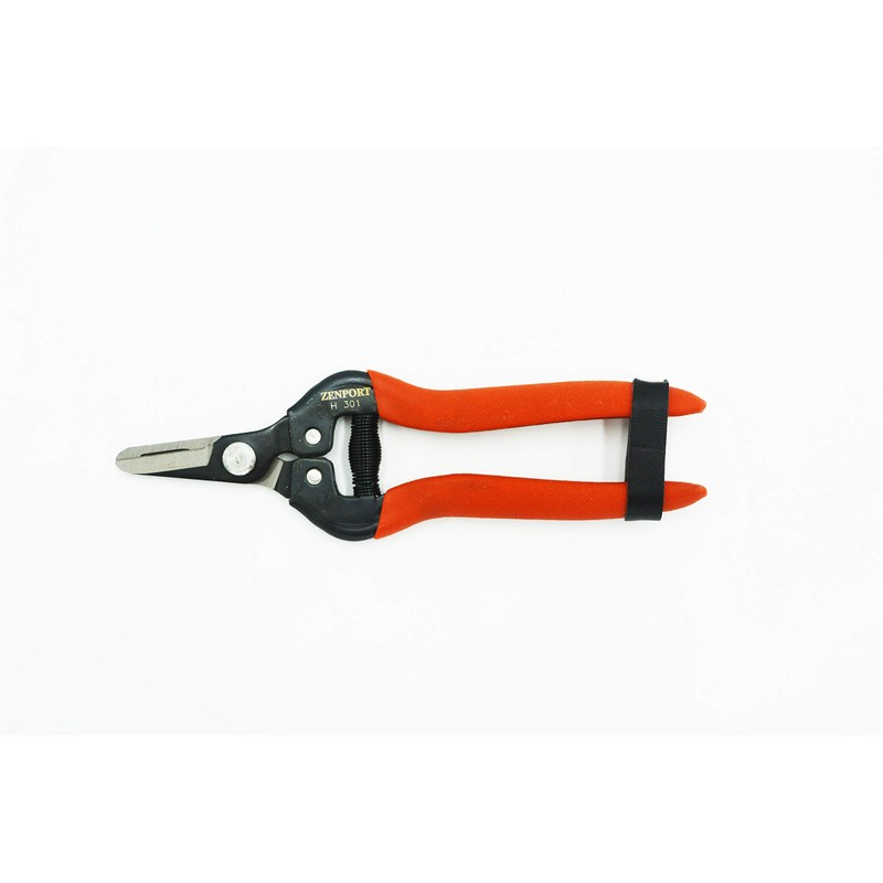 Zenport H301 Harvest Shear, Short Straight Carbon Steel Blade