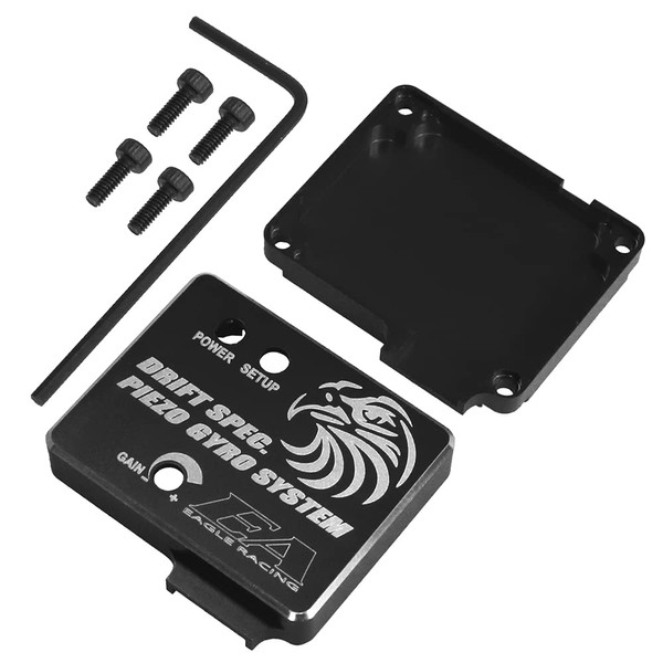 Aluminum Case for Piezo Gyro, Black 3944CASE-BK