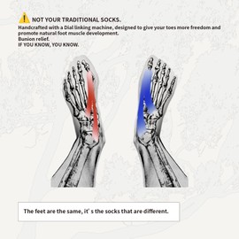 Coolmax Wide Toe Box Socks for Bunion Relief Arch Support Moisture Wicking Micro Crew for Barefoot Shoes Size L 2 Pair