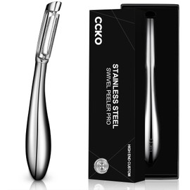 Ultra Sharp Vegetable Peeler for Kitchen - 10-Year No-Rust Fruit & Veggie Peeler, Potato Peeler Hand, Premium Stainless Steel I-Peeler for Apple, Carrot, Cucumber