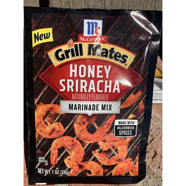 McCormick Grill Mates Marinade Spice Mix, 1 OZ (Honey Sriracha, Pack of 12)