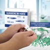 A2Z SCILAB 100 Sterile Carbon Steel Blades #10 with Free