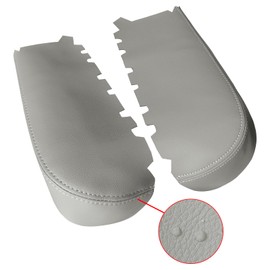 CARBBIA Front Door Panel Center Console Lid Armrest Cover Compatible with Honda Pilot 2009 2010 2011 2012 2013 2014 2015, Gray