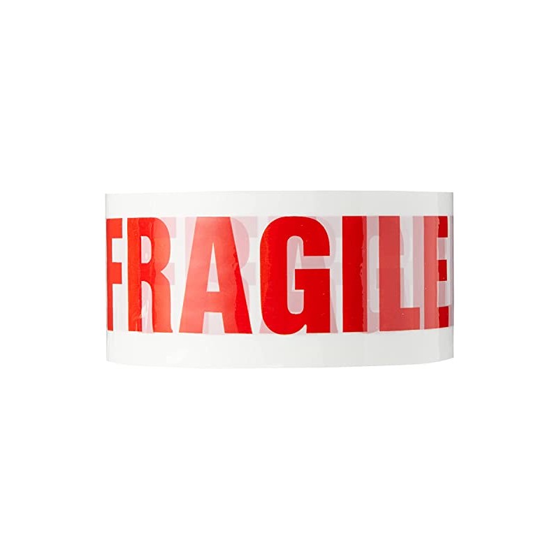 HTUK Clear Tape Brown Tape Fragile Low Noise Printed Tape