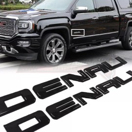 Unbranded Black Door Side Denali Emblem for Yukon 2007-202