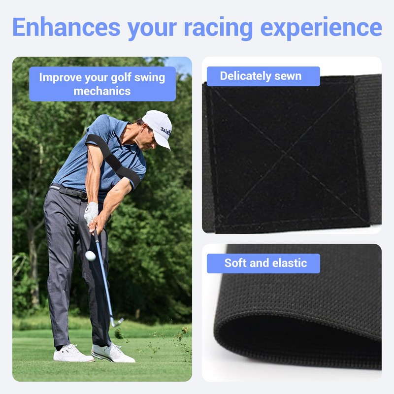 Noenaeni 2Pcs Golf Swing Trainer Swing Mechanics Posture Correction Golf