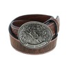 ARIAT Boys' Floral Tabs Western Belt Brown 24