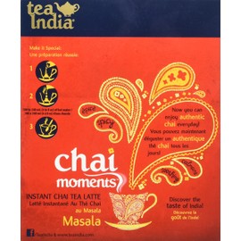 Tea India, Masala Chai Tea Latte Mix, 10 Pouches