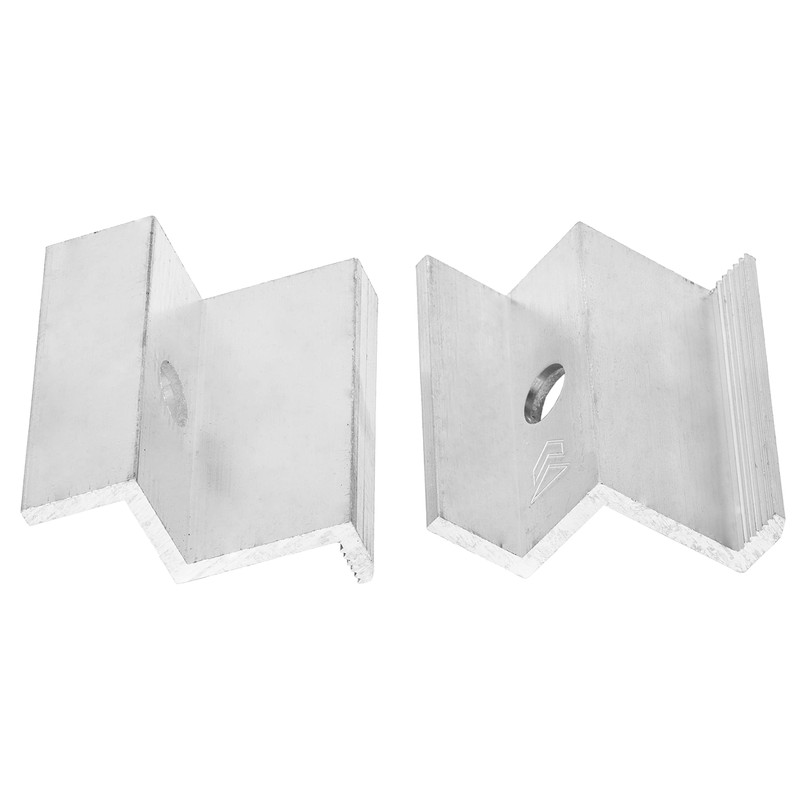 Solar Panel End Clamp 12 Pieces for 35mm Module Height