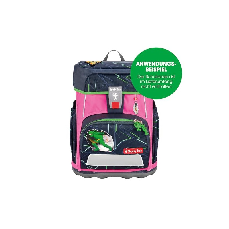 Step by Step Neon Pull-Over for Cloud School Bag, Pink,