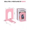 Honagu Bookends, Metal Book Ends, Bookends for Shelves, Book Holder