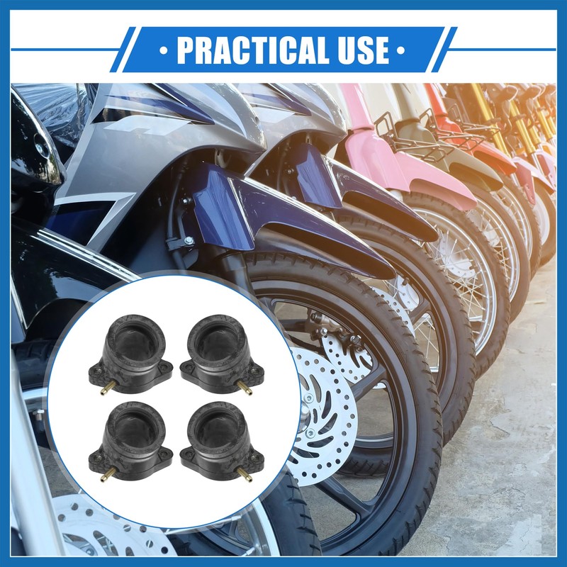 A ABSOPRO Carburetor Intake Manifold Boot Kit Compatible for Yamaha