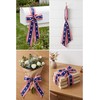 2 Pack Patriotic Wreath Sash for Front Door, 5" W