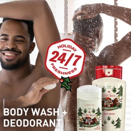 Old Spice Aluminum Free Deodorant for Men, Holidudes Limited Edition, 24/7 Holiday Freshness, Odor Protection, Stocking Stuffer, Lumbersnack with Fresh Pine Scent, 3.0 oz (Pack of 3)