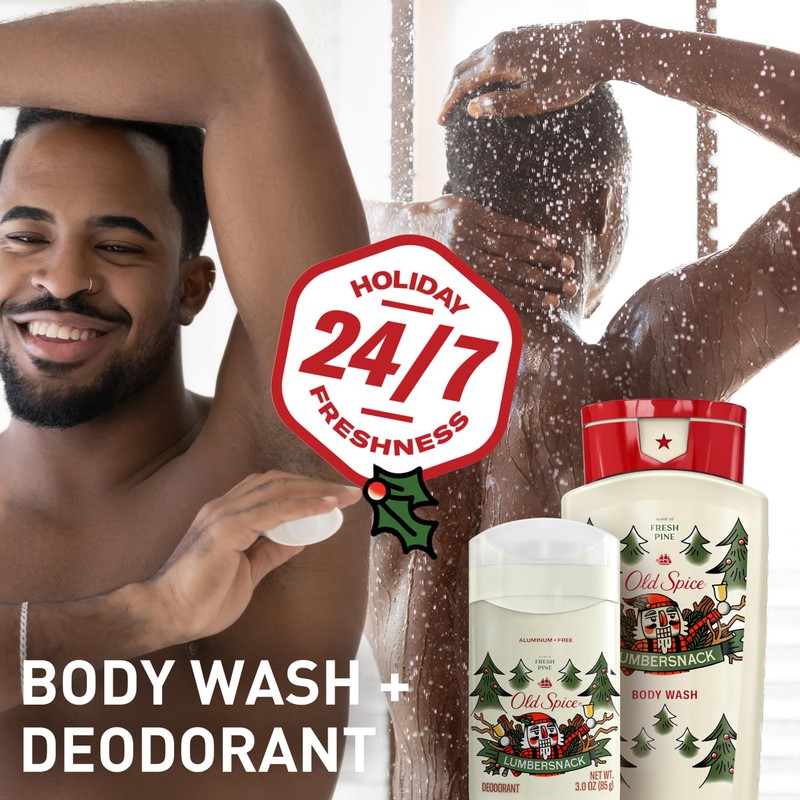 Old Spice Aluminum Free Deodorant for Men, Holidudes Limited Edition,