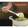 Silicone Cooking Spoon and Pasta Fork Set, 2 Pack Large