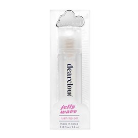 dearcloud Jelly Wave Lush Lip Oil – Clear Lip Gloss and Lip Gloss for Women - Korean skincare essential – Lip Oil for Women with Collagen - Diamond (0.13 oz)
