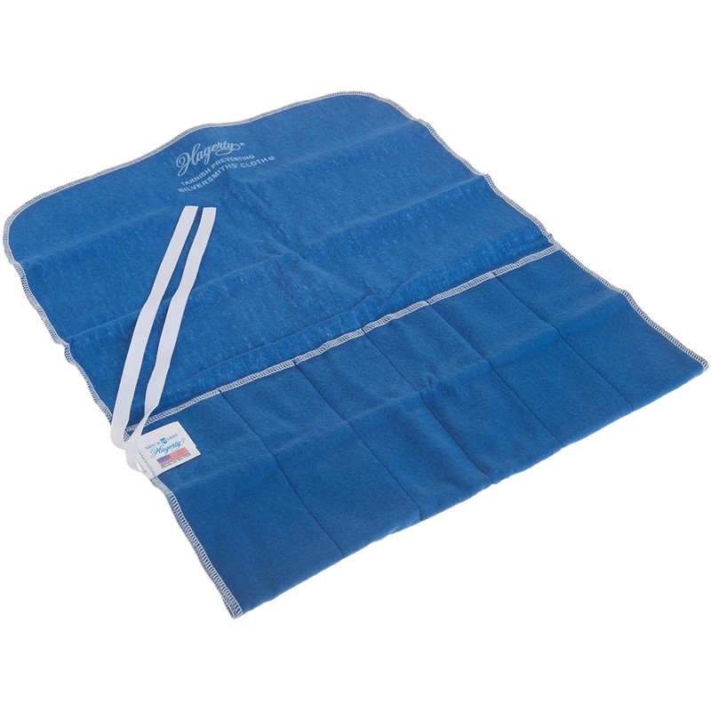 Hagerty 6-Piece Silverware Place Setting Roll – Tarnish Preventing Silver