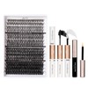 Volume Individual-Eyelashes 320PCS DIY Lash Extension Kit 12-20mm MIX Fluffy