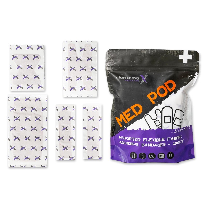 Lightning X Products Heavy Duty Flexible Fabric Assorted Adhesive Bandages