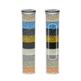 AOERUOW 2-Pack Replacement Shower Filter Cartridge Compatible with SunCleanse Handheld Shower Head,Multi-Stage Water Softener Filter for Hard Water Reduce Chlorine and Harmful Substances