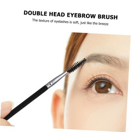 Mikinona 6pcs Eyebrow Brushes Angled Design and Spoolie for Precision Grooming Dual- Makeup Brushes for Eyebrows and Lashes for Makeup