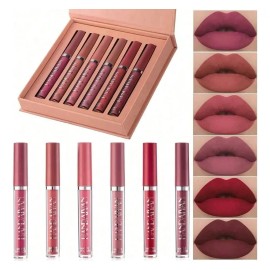 Set 6 Labiales Líquidos Lipstick Set